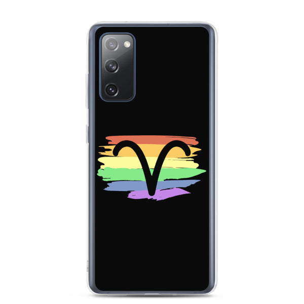 Aries Zodiac Samsung Case - Samsung Galaxy S20 FE | Polycute LGBTQ+ & Polyamory Gifts