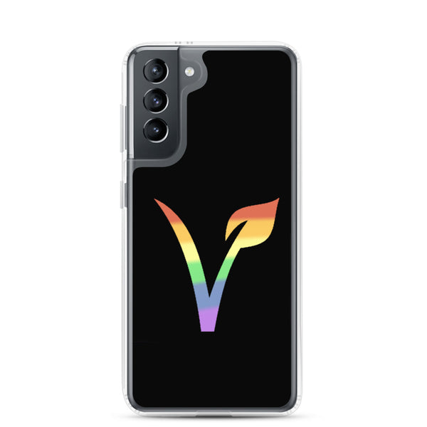 Vegan Pride Samsung Case - Samsung Galaxy S21 | Polycute LGBTQ+ & Polyamory Gifts