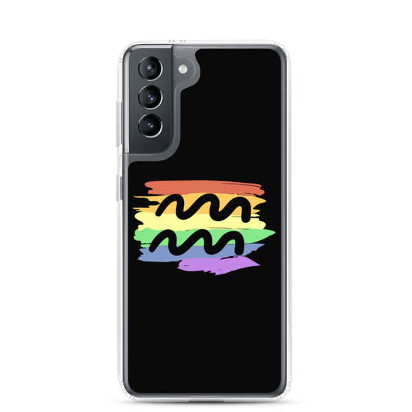 Aquarius Zodiac Samsung Case - Samsung Galaxy S21 | Polycute LGBTQ+ & Polyamory Gifts