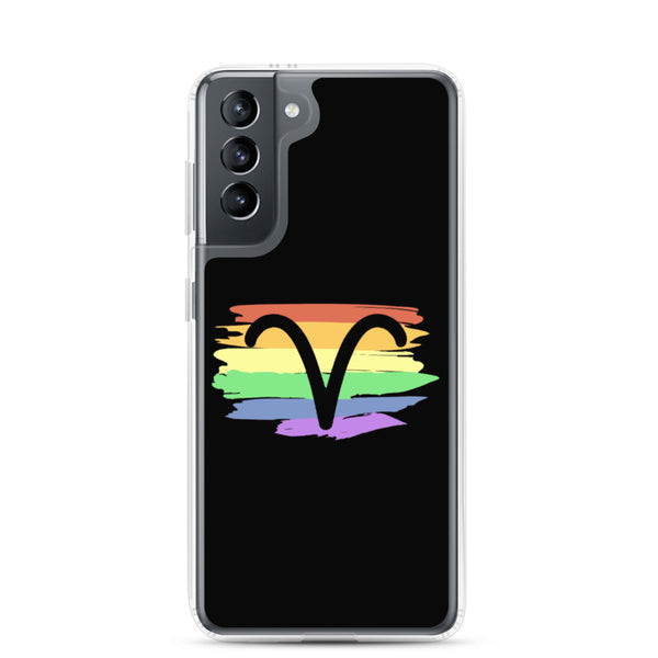 Aries Zodiac Samsung Case - Samsung Galaxy S21 | Polycute LGBTQ+ & Polyamory Gifts