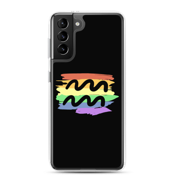 Aquarius Zodiac Samsung Case - Samsung Galaxy S21 Plus | Polycute LGBTQ+ & Polyamory Gifts