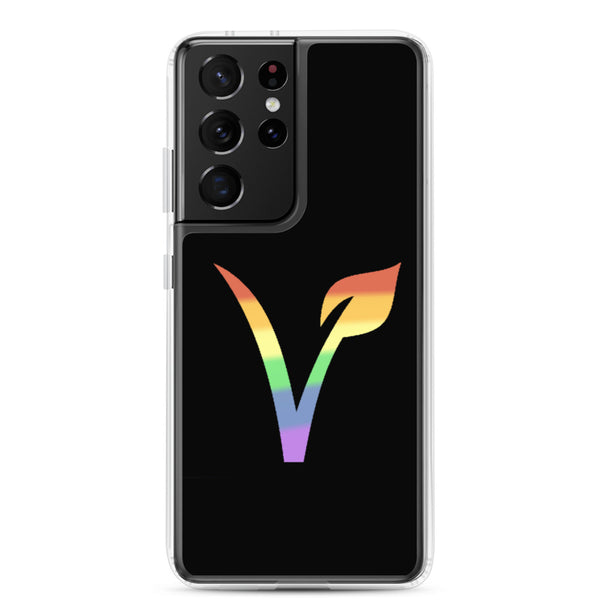 Vegan Pride Samsung Case - Samsung Galaxy S21 Ultra | Polycute LGBTQ+ & Polyamory Gifts