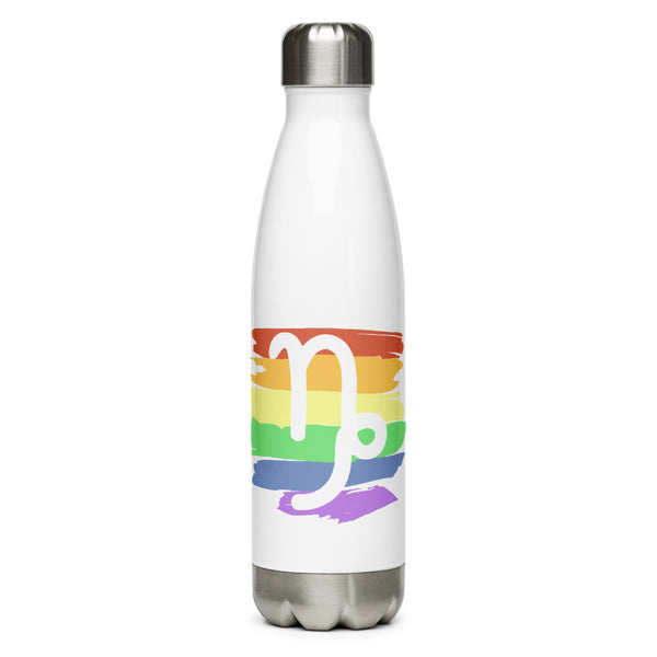 Capricorn Zodiac Water Bottle | Polycute LGBTQ+ & Polyamory Gifts