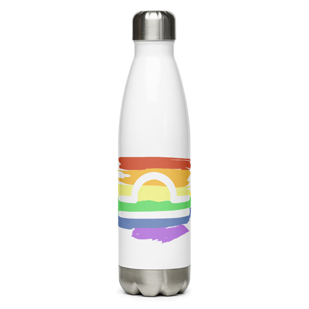 Libra Zodiac Water Bottle | Polycute LGBTQ+ & Polyamory Gifts