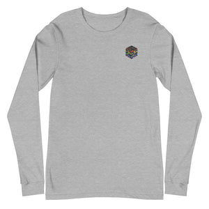 Lowkey Pride Ore Long Sleeve Tee Athletic Heather | Polycute LGBTQ+ & Polyamory Gifts