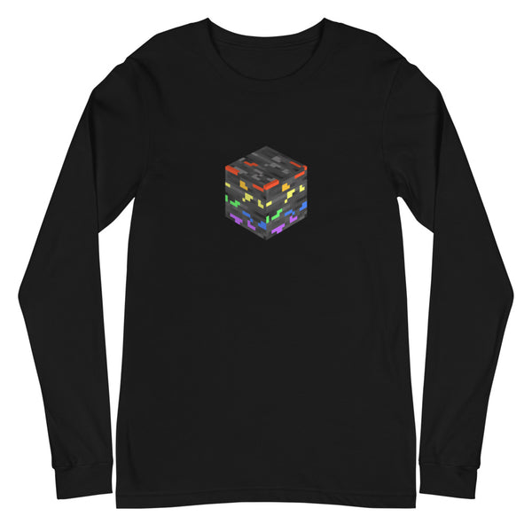 Pride Ore Long Sleeve Tee Black | Polycute LGBTQ+ & Polyamory Gifts