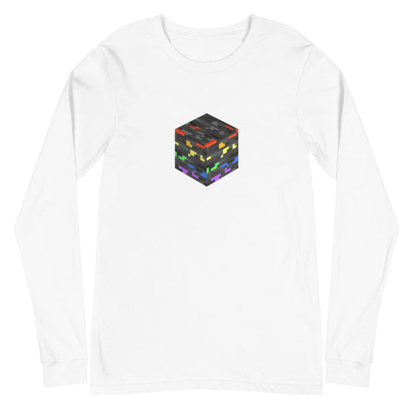 Pride Ore Long Sleeve Tee White | Polycute LGBTQ+ & Polyamory Gifts