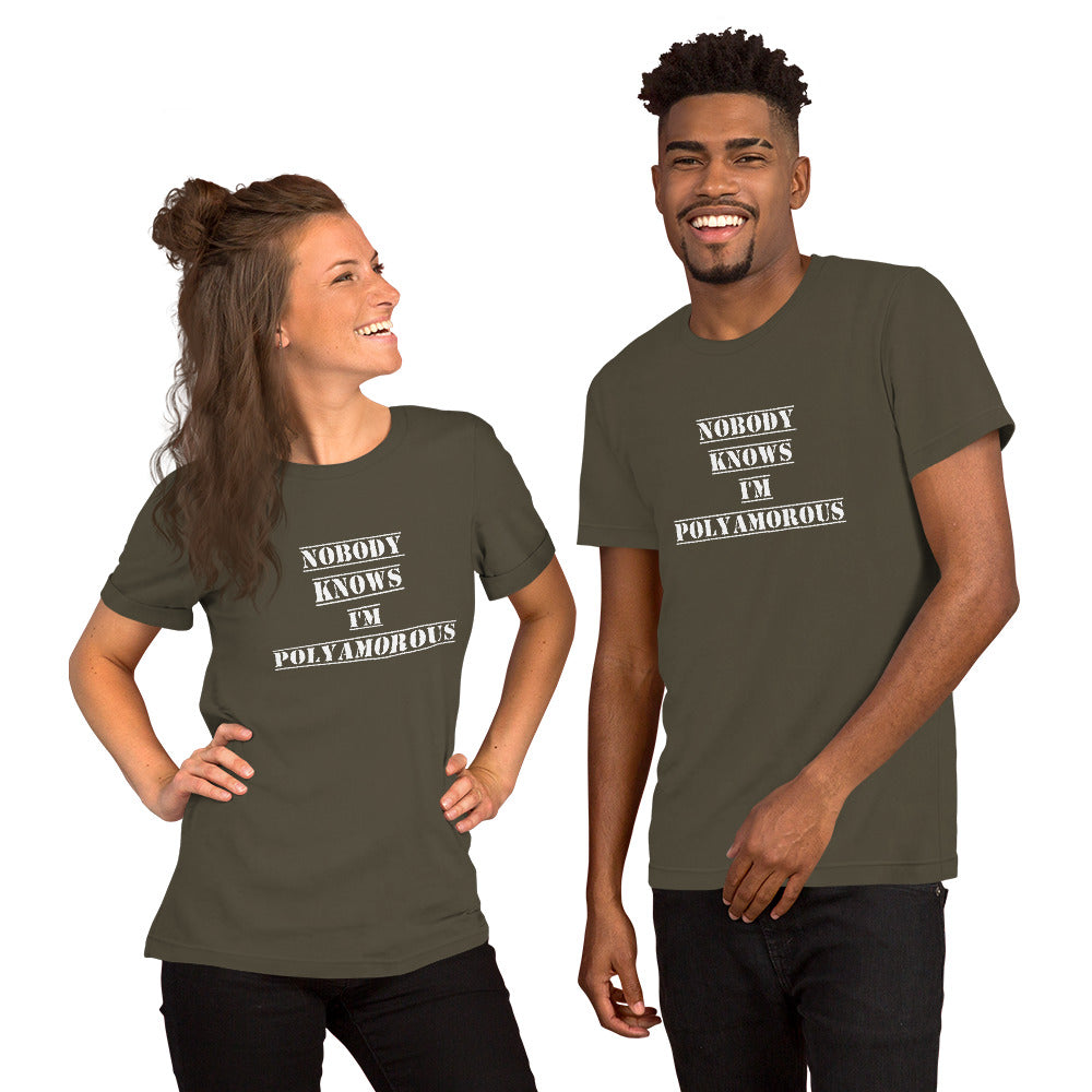 Nobody Knows I'm Poly Tee Army | Polycute Gift Shop