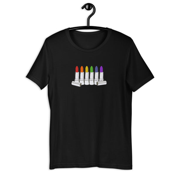 Lipstick Lesbian Tee Black | Polycute Gift Shop
