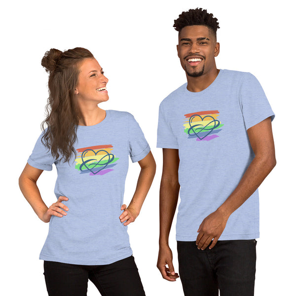 Polycute Tee Heather Blue | Polycute Gift Shop