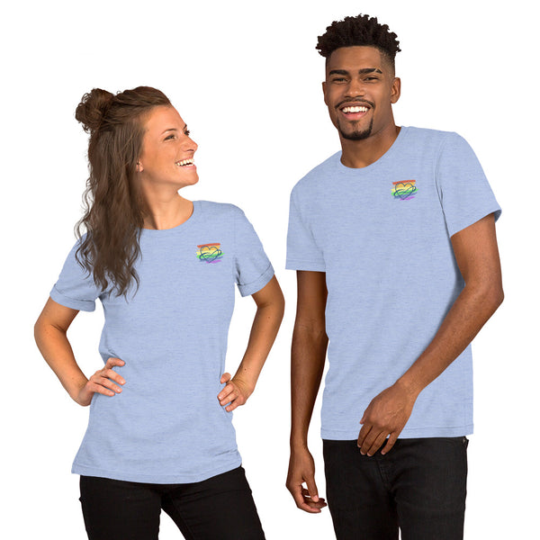 Lowkey Polycute Tee Heather Blue | Polycute Gift Shop