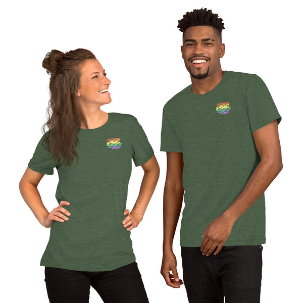Lowkey Polycute Tee Heather Forest | Polycute Gift Shop