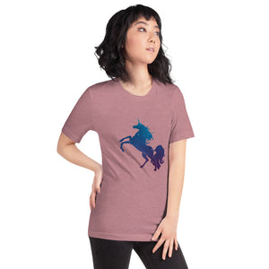 Unicorn Stardust Tee Heather Orchid | Polycute Gift Shop