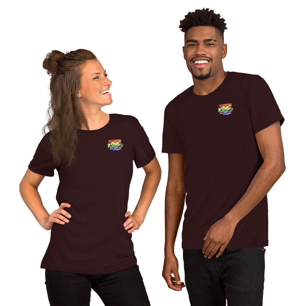 Lowkey Polycute Tee Oxblood Black | Polycute Gift Shop