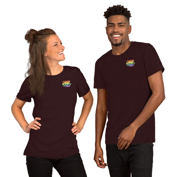 Lowkey Polycute Tee Oxblood Black | Polycute Gift Shop