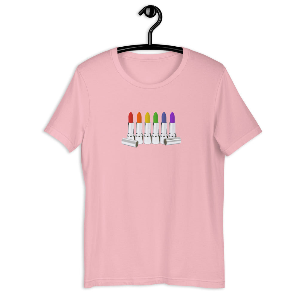 Lipstick Lesbian Tee Pink | Polycute Gift Shop