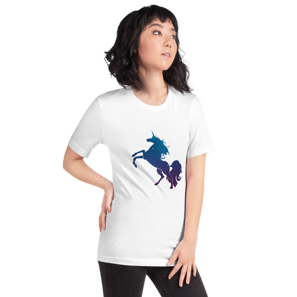 Unicorn Stardust Tee White | Polycute Gift Shop