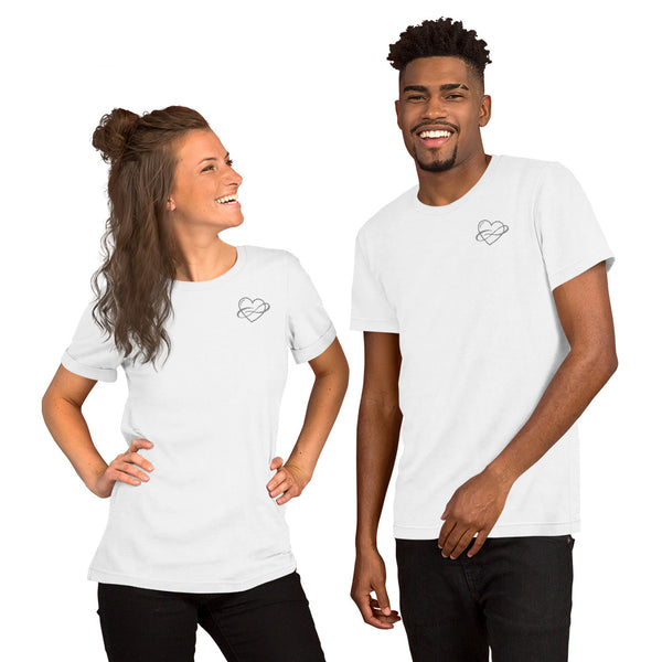 Lowkey Infinite Love Tee White | Polycute LGBTQ+ & Polyamory Gifts