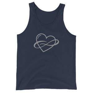 Infinite Love Tank Navy | Polycute LGBTQ+ & Polyamory Gifts