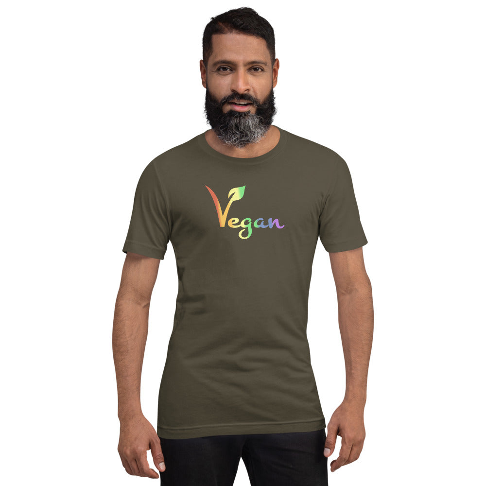 Vegan Pride Tee Army | Polycute LGBTQ+ & Polyamory Gifts