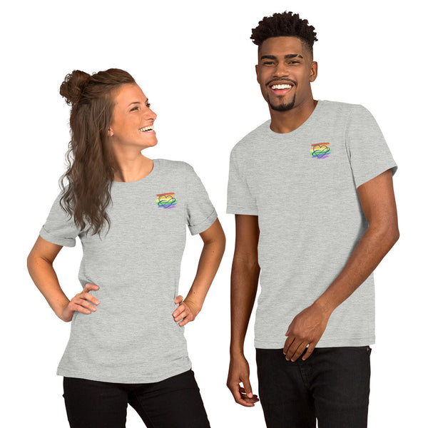 Lowkey Polycute Tee Athletic Heather | Polycute LGBTQ+ & Polyamory Gifts