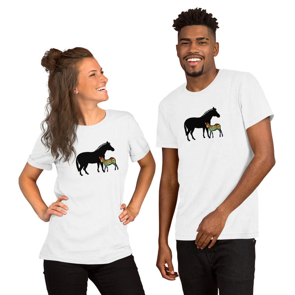 Proud Parent Tee, Zebra-White | Not everyone is a mama bear or papa bear | Polycute Gift Shop