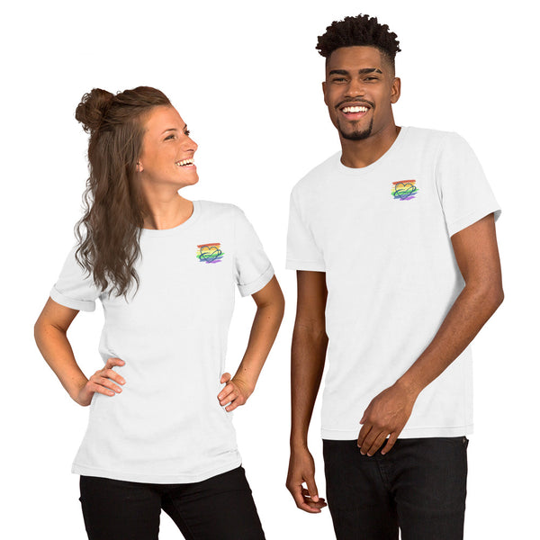 Lowkey Polycute Tee White | Polycute LGBTQ+ & Polyamory Gifts