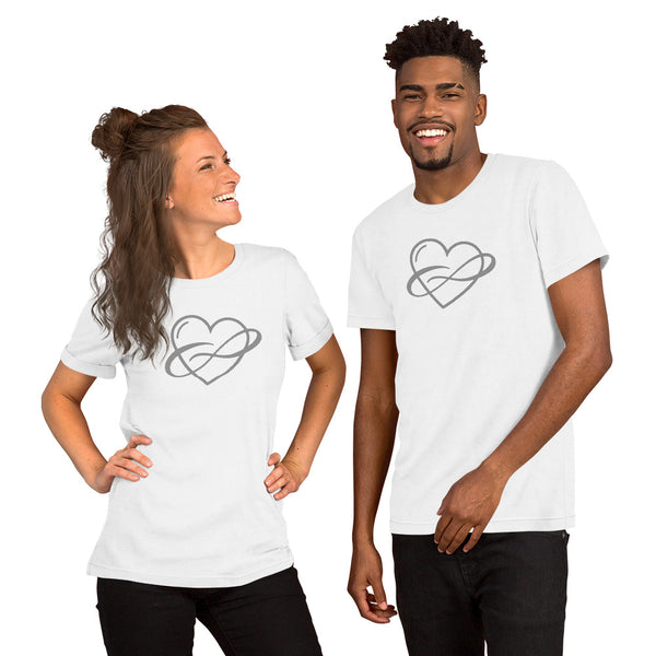 Infinite Love Tee White | Polycute LGBTQ+ & Polyamory Gifts
