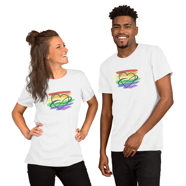 Polycute Tee White | Polycute LGBTQ+ & Polyamory Gifts