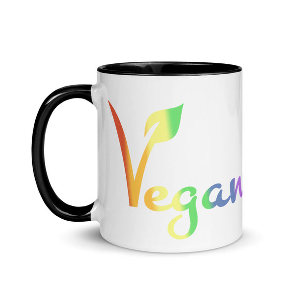 Vegan Pride Mug | The Vegan LGBTQ+ Collection | Polycute Gift Shop