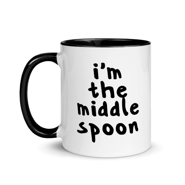 Middle Spoon 2 Quad Mug | Polycute LGBTQ+ & Polyamory Gifts