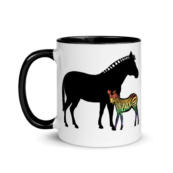 Proud Parent Mug, Zebra | Polycute LGBTQ+ & Polyamory Gifts