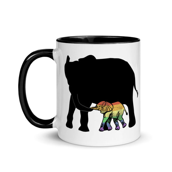 Proud Parent Mug, Elephant | Polycute LGBTQ+ & Polyamory Gifts