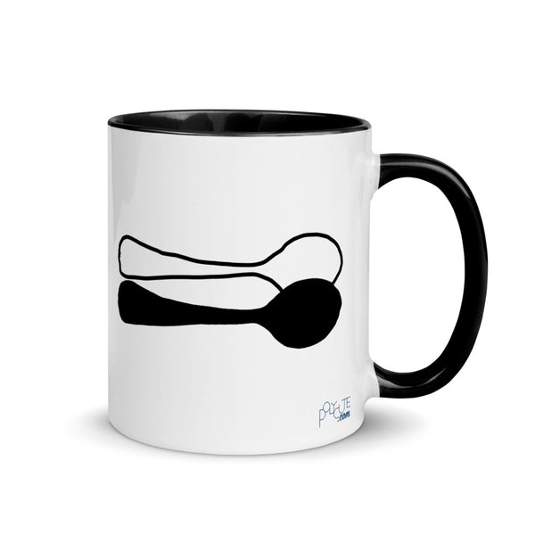 Little Spoon Couple Mug Black | Polycute LGBTQ+ & Polyamory Gifts