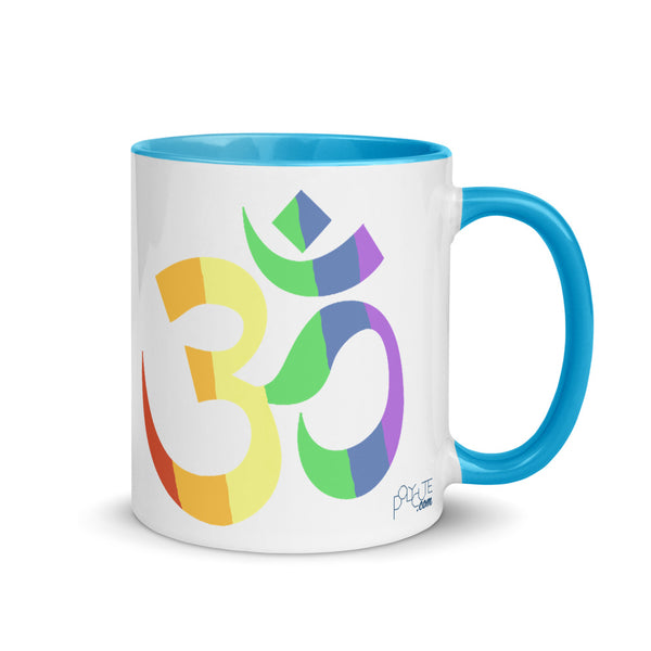 Om Pride Mug | LGBTQ and Polyamory Gifts | Polycute Gift Shop