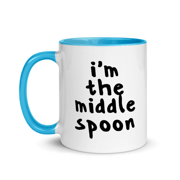 Middle Spoon 1 Quad Mug | Polycute LGBTQ+ & Polyamory Gifts