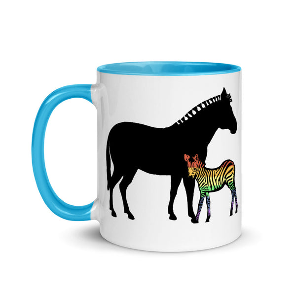 Proud Parent Mug, Zebra | Polycute LGBTQ+ & Polyamory Gifts
