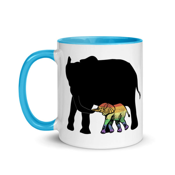 Proud Parent Mug, Elephant | Polycute LGBTQ+ & Polyamory Gifts