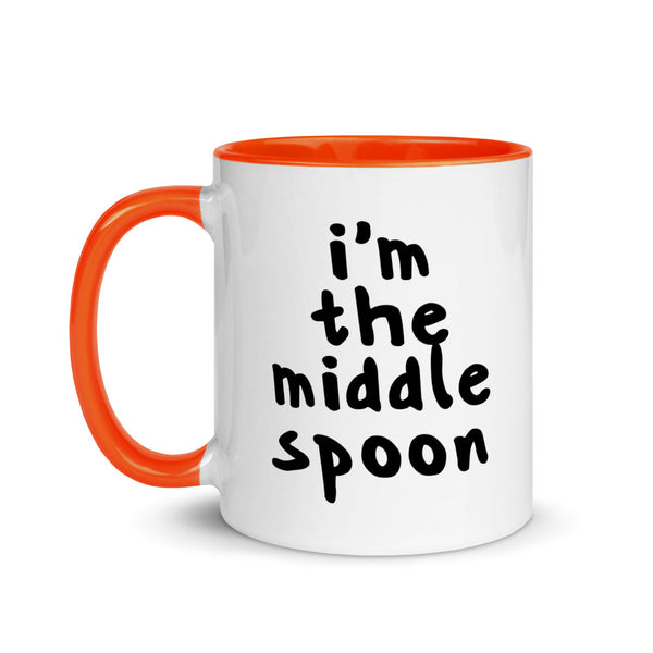 Middle Spoon 2 Quad Mug | Polycute LGBTQ+ & Polyamory Gifts