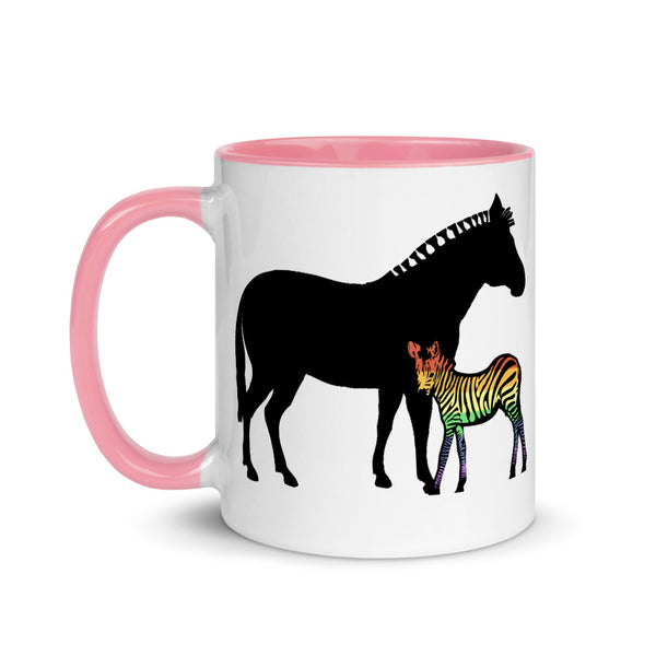 Proud Parent Mug, Zebra | Polycute LGBTQ+ & Polyamory Gifts
