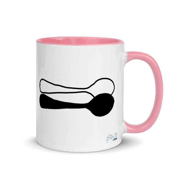Little Spoon Couple Mug Pink | Polycute LGBTQ+ & Polyamory Gifts