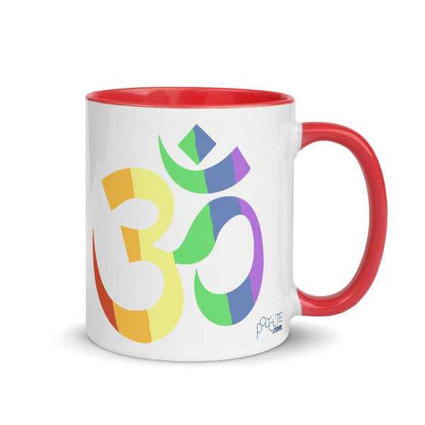 Om Pride Mug | LGBTQ and Polyamory Gifts | Polycute Gift Shop