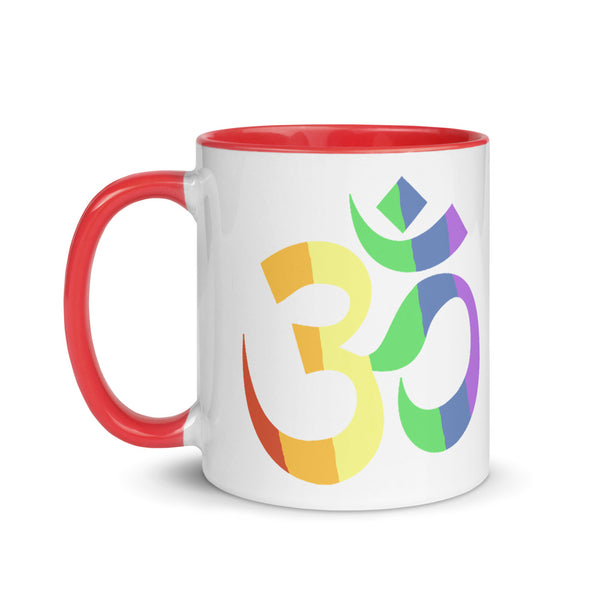 Om Pride Mug | LGBTQ and Polyamory Gifts | Polycute Gift Shop