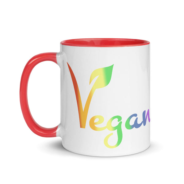 Vegan Pride Mug | The Vegan LGBTQ+ Collection | Polycute Gift Shop