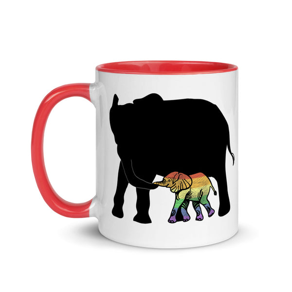 Proud Parent Mug, Elephant | Polycute LGBTQ+ & Polyamory Gifts
