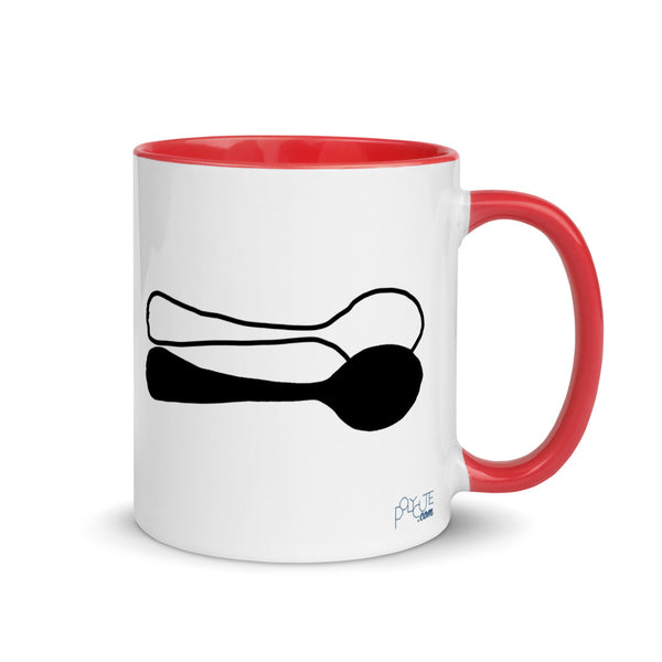 Little Spoon Couple Mug Red | Polycute LGBTQ+ & Polyamory Gifts