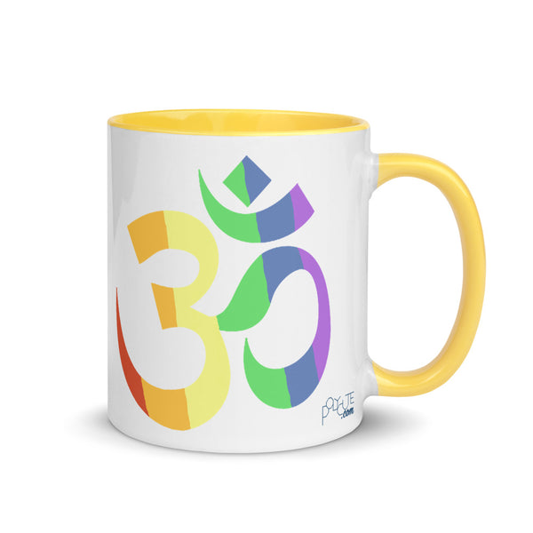 Om Pride Mug | LGBTQ and Polyamory Gifts | Polycute Gift Shop