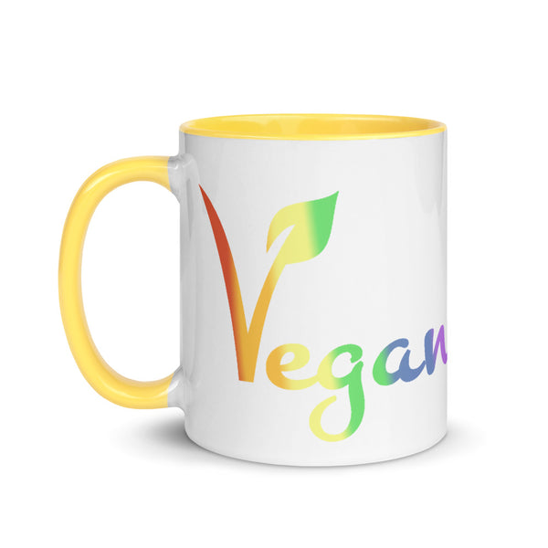 Vegan Pride Mug | The Vegan LGBTQ+ Collection | Polycute Gift Shop