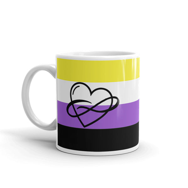 Nonbinary Poly Pride Flag Mug | Polycute LGBTQ+ & Polyamory Gifts