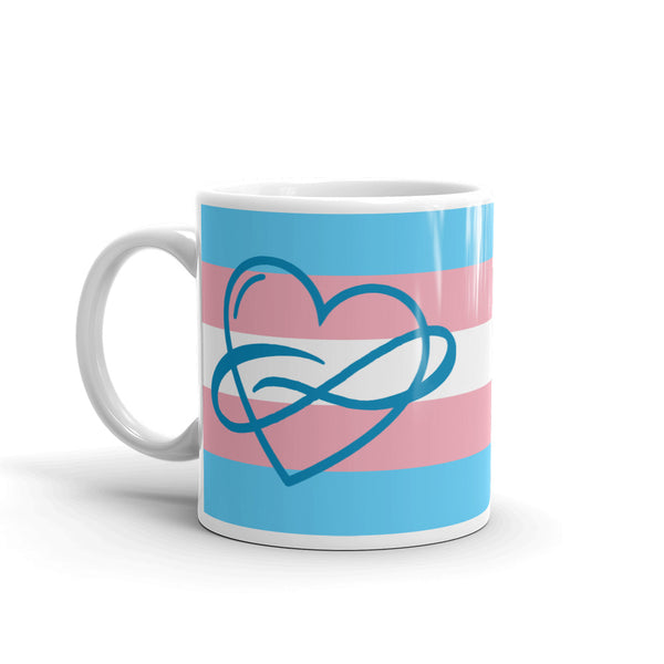 Transgender Poly Pride Flag Mug | Polycute LGBTQ+ & Polyamory Gifts